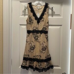 NWT Francesca's Lace Floral Mini Dress Size XS